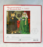 500 Piece The Arnolfini Marriage Meowsterpiece Galison Puzzle - Certified Complete!