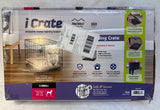 MidWest iCrate 1-Door Folding Crate, X-Small - Like New!