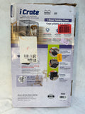 MidWest iCrate 1-Door Folding Crate, X-Small - Like New!
