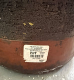 Indonesian Brown Striped 40" Pottery Vase