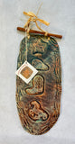 Western Themed Ceramic Plaque by Maria Kenarova - Brand New!
