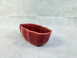 Maroon Pottery Bowl