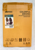CarPass Colorful Driving Waterproof Mats & Leather Steering Wheel Cover - Brand New!