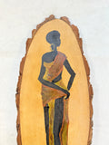 Wood Wall Art African Woman