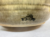Handmade 11" Brown & Green Pottery Bowl, Signed by Artist