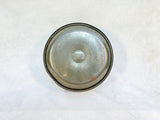 Vintage Daher 8" Round Turquoise Gold White Mosaic Tin, England