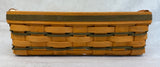 Longaberger 1997 Rectangular Serving Basket with Liners