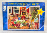500 Piece Enchanted Christmas Ravensburger Puzzle - Certified Complete!