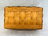 Longaberger 1997 Rectangular Serving Basket with Liners