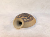 Southwestern Flat Bottom 8" Round Vase, Signed by Artist