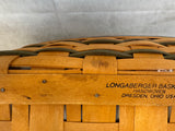 Longaberger 1997 Rectangular Serving Basket with Liners