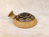 Southwestern Flat Bottom 8" Round Vase, Signed by Artist