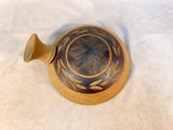 Southwestern Flat Bottom 8" Round Vase, Signed by Artist