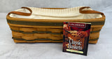 Longaberger 1997 Rectangular Serving Basket with Liners