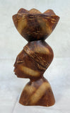 Bust of African Woman With Basket