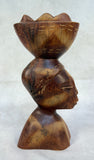 Bust of African Woman With Basket
