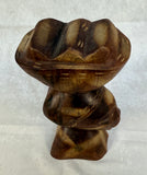 Bust of African Woman With Basket