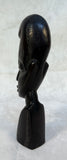 Primitive Head Ebony Wood Carving