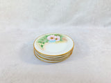 Vintage Tirschenreuth Bavaria Hand Painted Pink Roses China - 32 Pieces