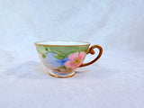 Vintage Tirschenreuth Bavaria Hand Painted Pink Roses China - 32 Pieces