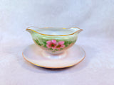 Vintage Tirschenreuth Bavaria Hand Painted Pink Roses China - 32 Pieces
