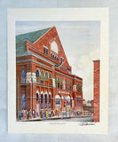 Grand Ole Opry 1973 Print by C.G. Morehead, Signed