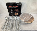 Leidawn Carbon Steel 12.8" Wok with Tools Set - Brand New!