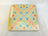 Vintage 1982 Scrabble Crossword Game Deluxe Edition with Turning Board