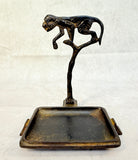 Cast Iron Trinket Tray with Monkey