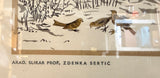 Vintage Croatian Folk Traditions Prints by Zdenka Sertic - Lot of 2 Framed Reproductions