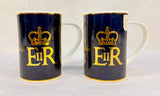 Queen Elizabeth's Golden Jubilee 2002 Dunoon China Cups - Lot of 2