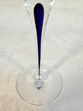 Orrefors Intermezzo 10" Blue Goblet 6257421 - Brand New!
