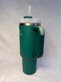Stanley Green 40 oz. Quencher Tumbler with Lid & Straw