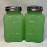TPC Jade Glass Salt & Pepper Set