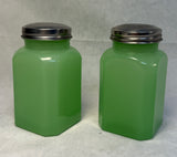 TPC Jade Glass Salt & Pepper Set
