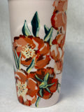 Starbucks 2015 Floral Poppy Ceramic Tumbler with Lid