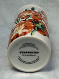 Starbucks 2015 Floral Poppy Ceramic Tumbler with Lid