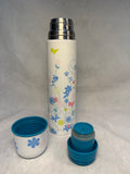 Starbucks 2006 Pylones 17 oz. Stainless Steel Pastel Floral Thermos