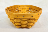 Longaberger 2000 Small Hexagonal Basket