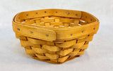 Longaberger 2000 Small Hexagonal Basket