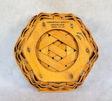 Longaberger 2000 Small Hexagonal Basket