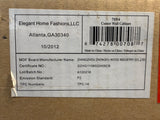 Elegant Home Fashions Madison 24" h Corner Wall Cabinet, White - Brand New!