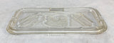 Vintage Federal Glass Refrigerator Dish w/ Lid Vegetables Ribbed 8.5"