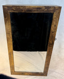 Wall-Mounted Mirror Jewelry Cabinet w/Keys