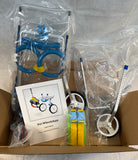 Adjustable Foldable Mobility Pet Dog Wheel Chair PW-FF-XSLW - Size XS, Brand New!