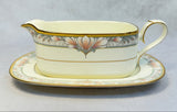 Noritake Barrymore Gravy Boat with Tray - Brand New!