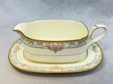 Noritake Barrymore Gravy Boat with Tray - Brand New!