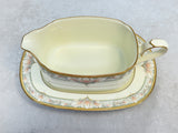 Noritake Barrymore Gravy Boat with Tray - Brand New!