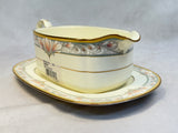 Noritake Barrymore Gravy Boat with Tray - Brand New!