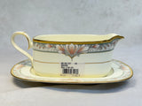 Noritake Barrymore Gravy Boat with Tray - Brand New!
